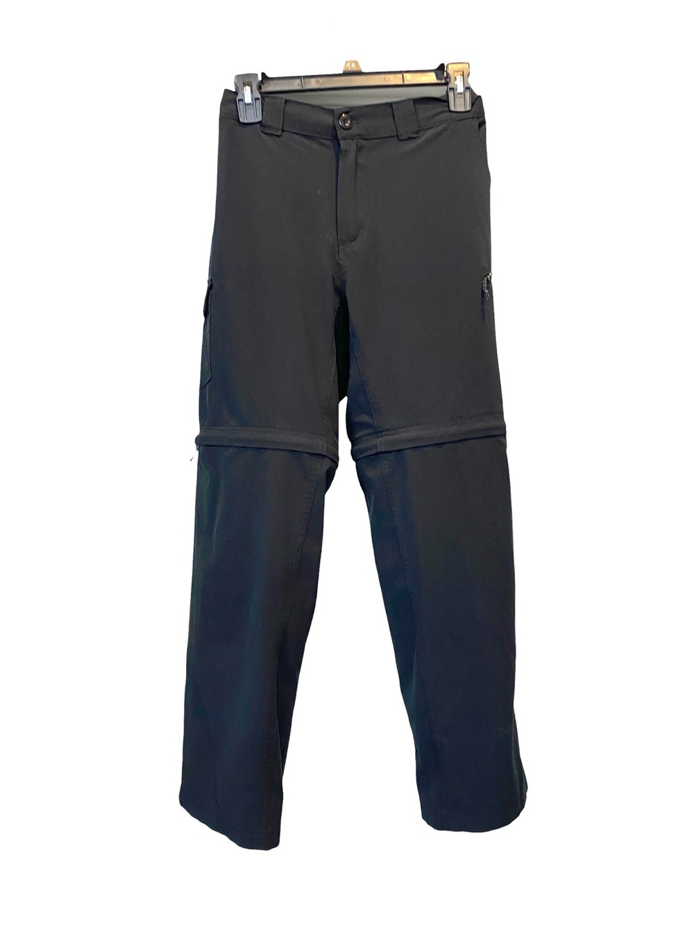 Magellan Outdoors Boys size Large (14-16) Black convertible zip off pants
